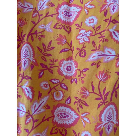 Talbots Petite MP Climbing Jacobean Floral Button-Down Shirt - Picture 10 of 10